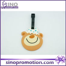 Wholesale Funny Airplane Standard Size Soft PVC Luggage Tag